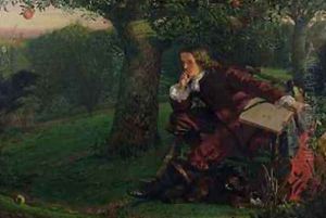 Master Isaac Newton by Robert Hannah