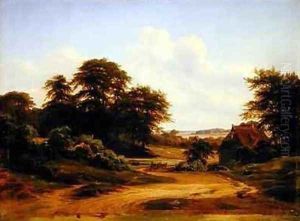 Old Watermill in the Reinbek by Marcus Johann Haeselich