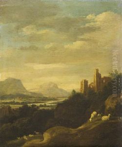 Paesaggio Fluviale Con Armenti