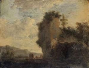 Paysage Aux Rochers by Bartholomeus Breenbergh