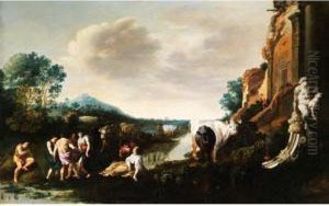 Landschaftsmaler Und Kupferstecher