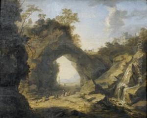 Zwei Italienische Landschaften. Gegenstucke. Zwei Italienische Landschaften. Gegenstucke.