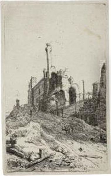 Ruins Of Palaces At Tivoli - view 1