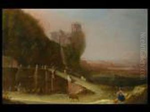 Italienische Landschaft by Bartholomeus Breenbergh