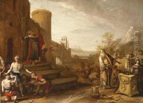 Saint Paul And Saint Barnabus At Lystra - view 1