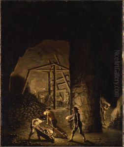 Gallery in Falun Copper Mine by Pehr Hillestrom