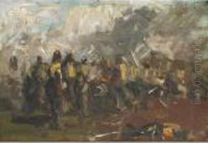 Battle Scene by George Hendrik Breitner