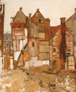 Demolition In The St. Agnieten Street Forthe Extension Of The City Hall by George Hendrik Breitner