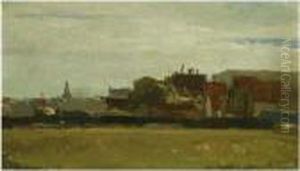 A View Of A Town by George Hendrik Breitner
