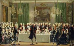 Stockholm Palace New Years Eve 1779 by Pehr Hillestrom