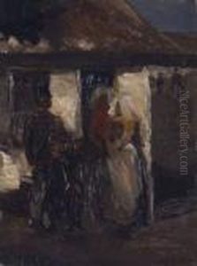 Soldat Pres D'une Auberge Soldat Pres D'une Auberge