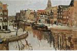 A View Of The Korte Prinsengracht, Amsterdam by George Hendrik Breitner