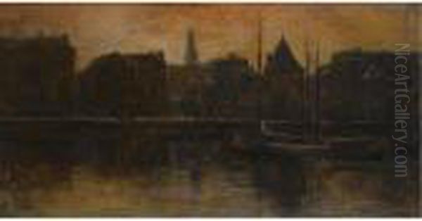 A View Of The Prins Hendrikkade With The Schreierstoren, Amsterdam - view 1