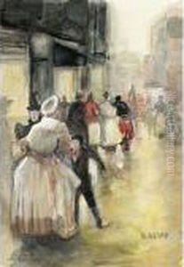 Strasenszene by George Hendrik Breitner
