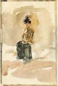 A Lady Seated by George Hendrik Breitner
