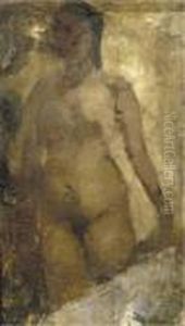 Standing Nude by George Hendrik Breitner