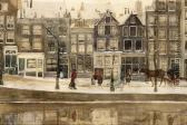 Lauriergracht Amsterdam In Winter - view 1
