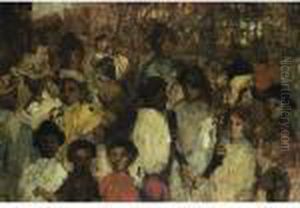 Girls On The Rozengracht, Amsterdam by George Hendrik Breitner