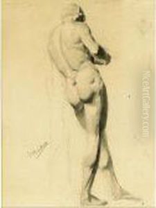 Study Of A Male Nude by George Hendrik Breitner