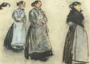 Drie Koffiepiksters by George Hendrik Breitner