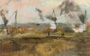 Drie Heimachines by George Hendrik Breitner