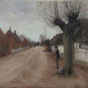 Autumn Day In A Village