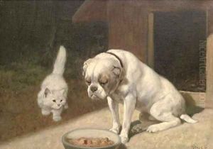 A guest for dinner by Arthur Heyer