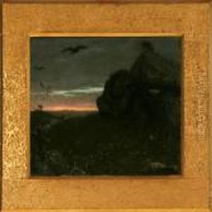 Troll At A Barrow Atdusk