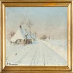 Winter Landscape Ata Village Road