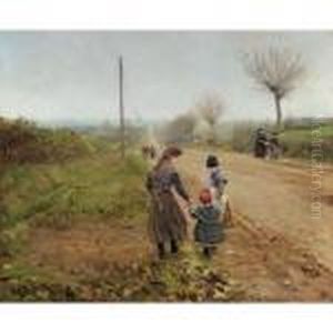 Born Pa En Landevej (children On A Country Road)