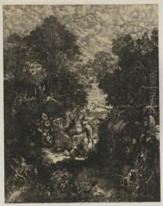 The Bon Samaritan by Rodolphe Bresdin