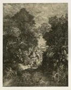 Le Bon Samaritain by Rodolphe Bresdin