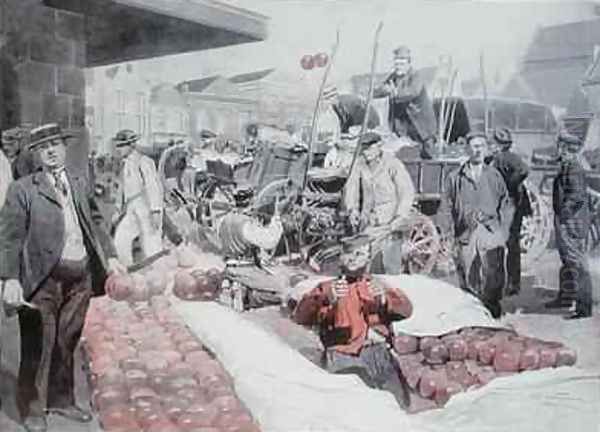 The Cheese Market at Alkmaar - view 1