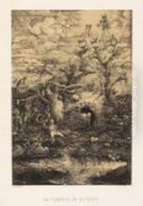 La Comedie Dela Mort by Rodolphe Bresdin