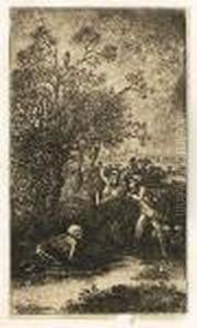 Le Chasseursurpris Par La Mort - Moulin A Eaux
