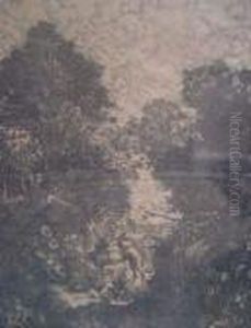 Le Bon Samaritain. by Rodolphe Bresdin