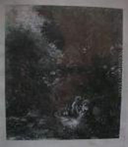 Le Repos En Egypte by Rodolphe Bresdin