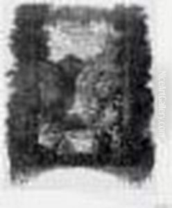 Frontispice Pour Fables Et Contes Par Hippolyte De
 Thierry-faletans. (version I). 1868-1878.