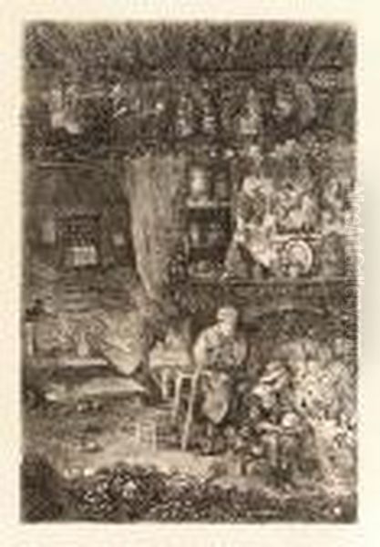 Interieur Flamand; And Frontispiece For Fables Et Contes - view 1