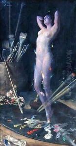 In the Studio Artists Vision by Hans Holtzbecher