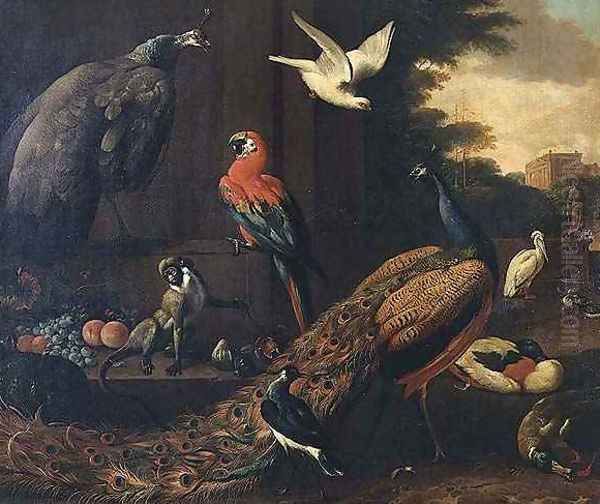 Birds in a landscape - view 1