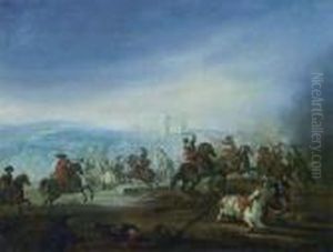 Choc De Cavalerie by Karel Van Breydel (Le Chevalier)