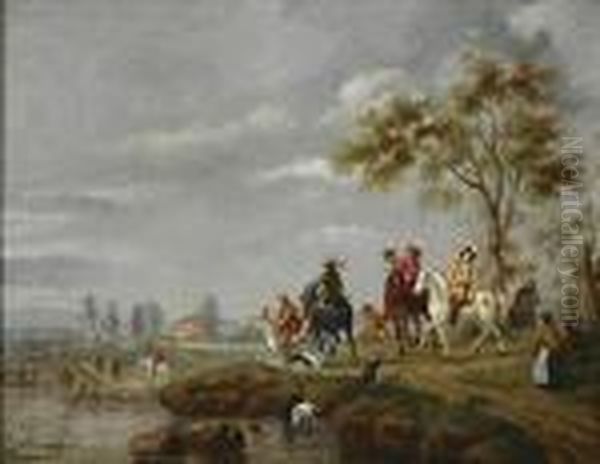 Riding Along The Riverbank - view 1