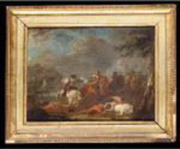 A Cavalry Skirmish - view 1