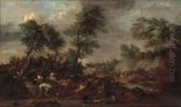 A Cavalry Skirmish - view 1
