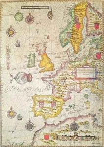A Generall carde and description of the sea coastes of Europe and navigation in this book conteyned A Generall carde and description of the sea coastes of Europe and navigation in this book conteyned