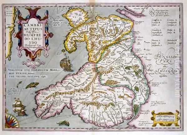 Map of Wales - view 1