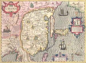 China by Jodocus Hondius