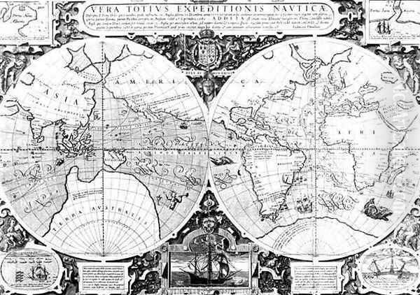 World map Vera Totius Expeditionis Nauticae - view 1