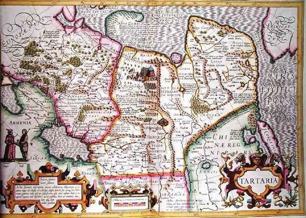 Map of Tartaria from Mercators Atlas - view 1